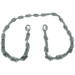 REESE Safety Chains 72-Inch 5000 lbs Capacity Zinc Finish REESE safety chains featuring 72-inch length and 5000 lbs capacity with a bright zinc finish and quick links.