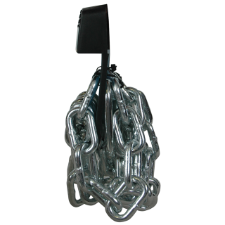 REESE safety chains featuring 72-inch length and 5000 lbs capacity with a bright zinc finish and quick links.