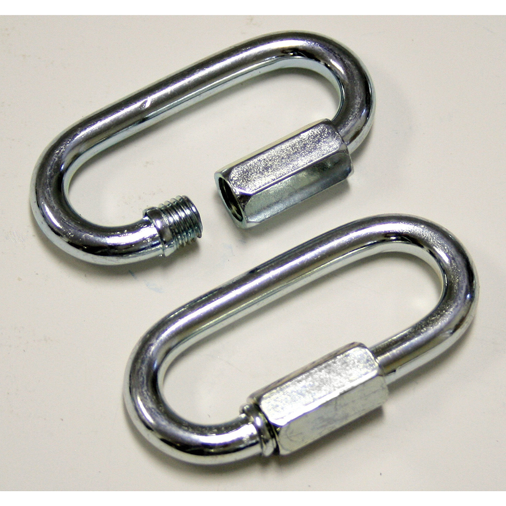 REESE Chrome Finish Safety Chains for Towing REESE safety chains with 5/16 in. diameter and 5000 lbs capacity in chrome finish