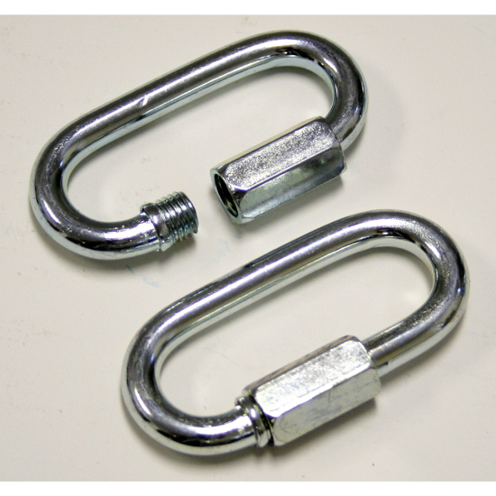 REESE Chrome Finish Safety Chains for Towing REESE safety chains with 5/16 in. diameter and 5000 lbs capacity in chrome finish