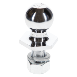 Reese InterLock Trailer Hitch Ball 2 Inch Diameter 6000 Pounds 1 Inch Shank 2-1/8 Inch Length Chrome 7008320 Reese InterLock Trailer Hitch Ball 2 Inch Diameter 6000 Pounds 1 Inch Shank 2-1/8 Inch Length Chrome 7008320
