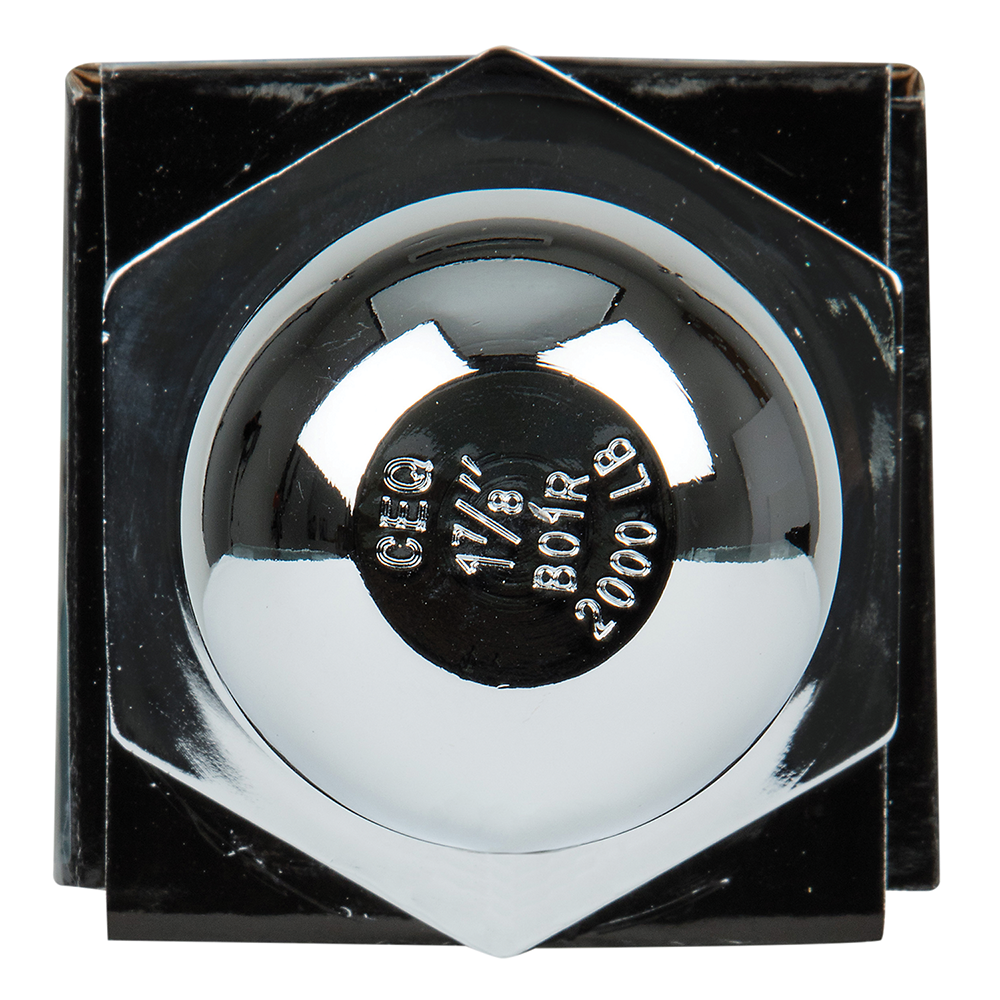 REESE Towpower InterLock Chrome Hitch Ball with Hex Design REESE Towpower InterLock hitch ball with patented hex design and chrome finish