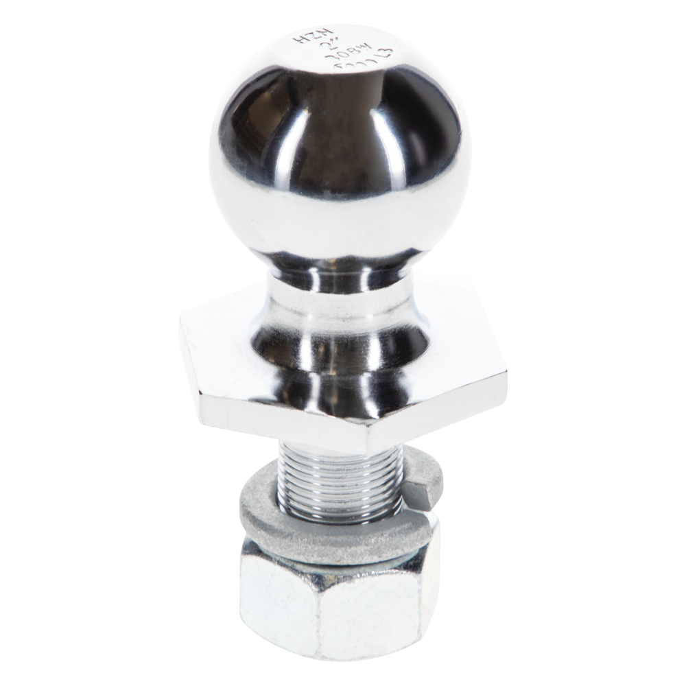 REESE Towpower InterLock Chrome Hitch Ball with Hex Design REESE Towpower InterLock hitch ball with patented hex design and chrome finish