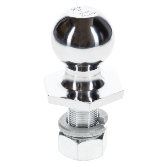 REESE Towpower InterLock Chrome Hitch Ball with Hex Design REESE Towpower InterLock hitch ball with patented hex design and chrome finish