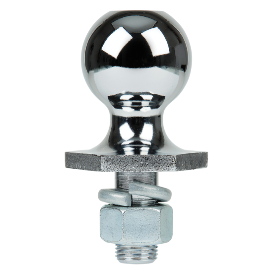 REESE Towpower InterLock Hitch Ball with Hex Design and Chrome Finish REESE Towpower InterLock hitch ball, hex design, chrome, 1-7/8 inch ball, 2000 LB capacity