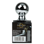 REESE Towpower InterLock Hitch Ball with Hex Design and Chrome Finish REESE Towpower InterLock hitch ball, hex design, chrome, 1-7/8 inch ball, 2000 LB capacity