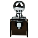 REESE Towpower InterLock Hitch Ball with Hex Design and Chrome Finish REESE Towpower InterLock hitch ball, hex design, chrome, 1-7/8 inch ball, 2000 LB capacity