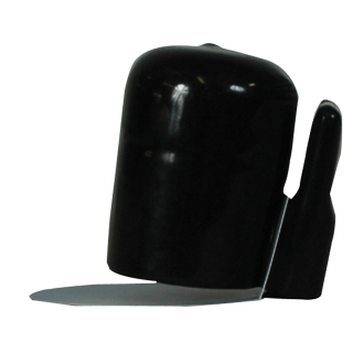 REESE Towpower Durable Hitch Ball and Wiring Cover REESE Towpower black vinyl hitch ball cover with wiring pocket