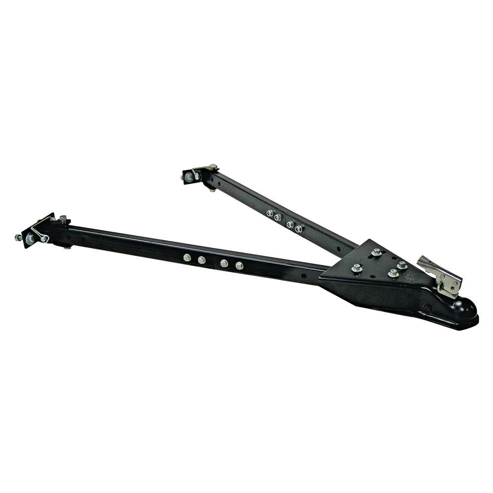 REESE Adjustable Tow Bars for Effective and Secure Vehicle Towing REESE adjustable tow bars securely towing a vehicle with easy installation.