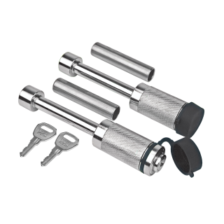 REESE Towpower Dual Self-locking Receiver Lock with Dust Cap REESE Towpower receiver lock with dual self-locking design and dust cap for hitch security