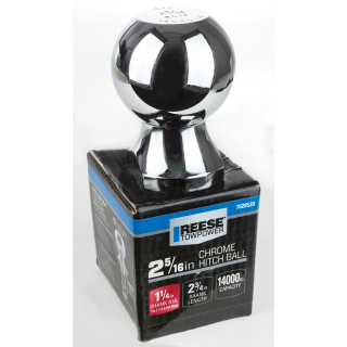 REESE Hitch Ball - 2-5/16 Inch Diameter, Chrome Finish, 14000 lbs REESE hitch ball with 2-5/16 inch diameter, chrome finish, torque to 450 ft. pounds