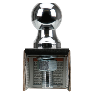 REESE Towpower Standard Chrome Hitch Ball with Interlock System Chrome finished REESE Towpower hitch ball with 1-7/8 inch diameter and Interlock system