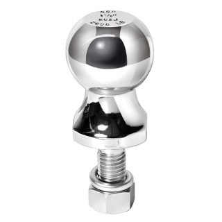 REESE Towpower lawn tractor chrome hitch ball 1-7/8 inch REESE Towpower chrome hitch ball for lawn tractors, 1-7/8 inch, 2000 lb capacity