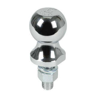 REESE Towpower lawn tractor chrome hitch ball 1-7/8 inch REESE Towpower chrome hitch ball for lawn tractors, 1-7/8 inch, 2000 lb capacity