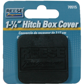 REESE Standard Hitch Cover for 1-1/4 Inch Receiver Tubes REESE hitch cover for 1-1/4 inch receiver to protect from debris