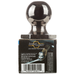 REESE Hitch Ball with 7500 lbs Capacity and Black Nickel Finish REESE 2-inch hitch ball black nickel finish with 7500 lbs capacity