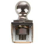 REESE Hitch Ball with 7500 lbs Capacity and Black Nickel Finish REESE 2-inch hitch ball black nickel finish with 7500 lbs capacity