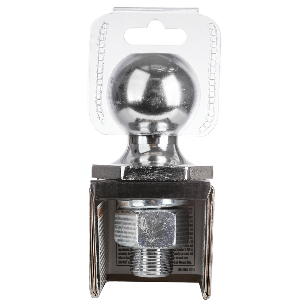 REESE Hitch Ball - Superior Towing Capacity and Secure Connection REESE hitch ball with chrome finish, 2 inch diameter and 7,500 lbs capacity