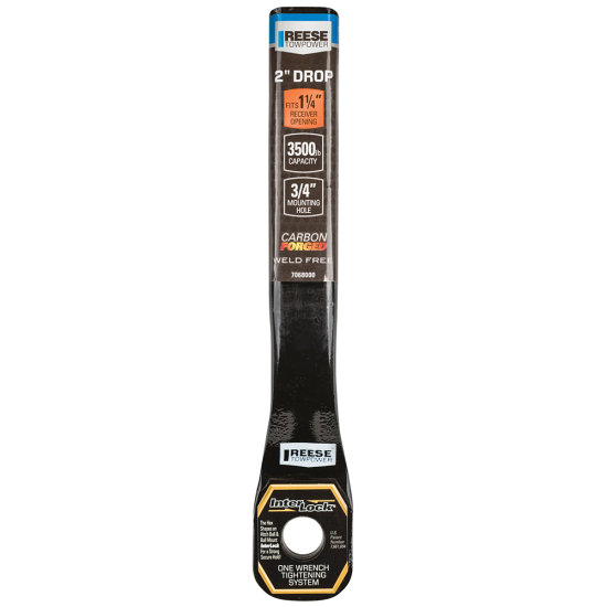 REESE Draw Bar - Fits 1-1/4 Inch Receiver, 3,500 lbs. Capacity REESE draw bar with 1-1/4 inch receiver compatibility for towing