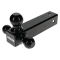 REESE Tri-Ball Mount for Heavy-Duty Towing with 2-Inch Receiver REESE tri-ball mount with black powder coat for heavy towing.