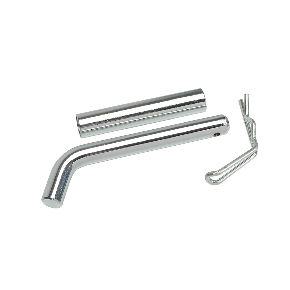 REESE Towpower heavy duty hitch pin securing a ball mount in a 3-inch hitch receiver