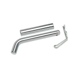 REESE Towpower heavy duty hitch pin securing a ball mount in a 3-inch hitch receiver