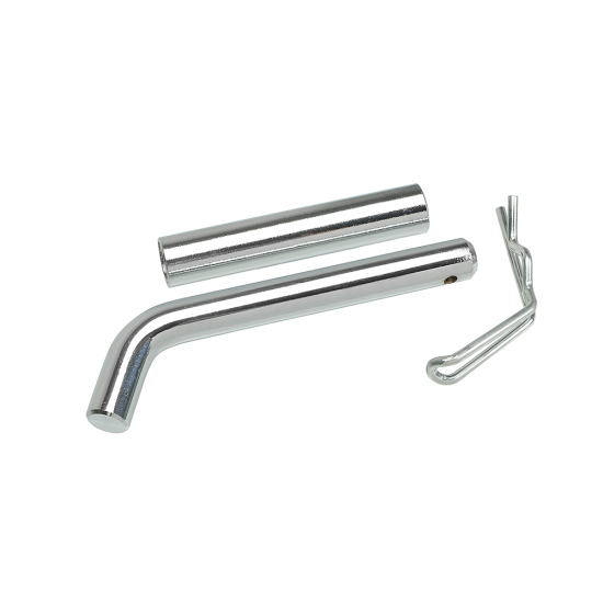 REESE Towpower 3-Inch Heavy Duty Hitch Pin for Secure Towing REESE Towpower heavy duty hitch pin securing a ball mount in a 3-inch hitch receiver
