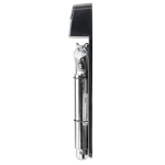 REESE Towpower heavy duty hitch pin securing a ball mount in a 3-inch hitch receiver