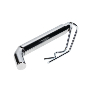 REESE Towpower heavy duty hitch pin securing a ball mount in a 3-inch hitch receiver