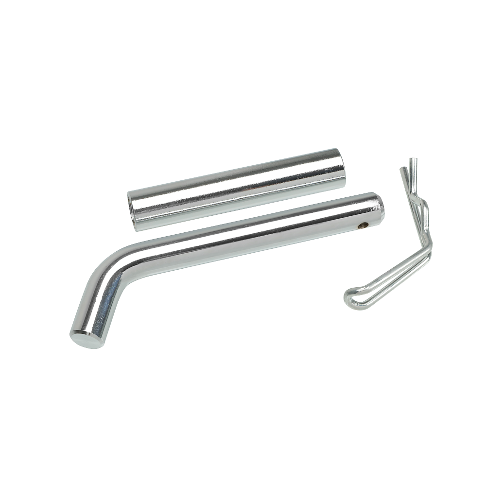 REESE Towpower heavy duty hitch pin securing a ball mount in a 3-inch hitch receiver