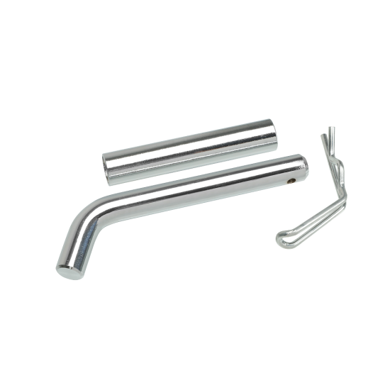 REESE Towpower 3-Inch Heavy Duty Hitch Pin for Secure Towing REESE Towpower heavy duty hitch pin securing a ball mount in a 3-inch hitch receiver