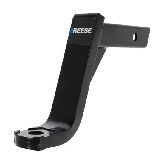 REESE Towpower InterLock Ball Mount with Hex Design REESE Towpower InterLock ball mount with black powder coated finish