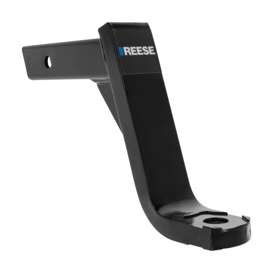 REESE Towpower InterLock Ball Mount with Hex Design REESE Towpower InterLock ball mount with black powder coated finish