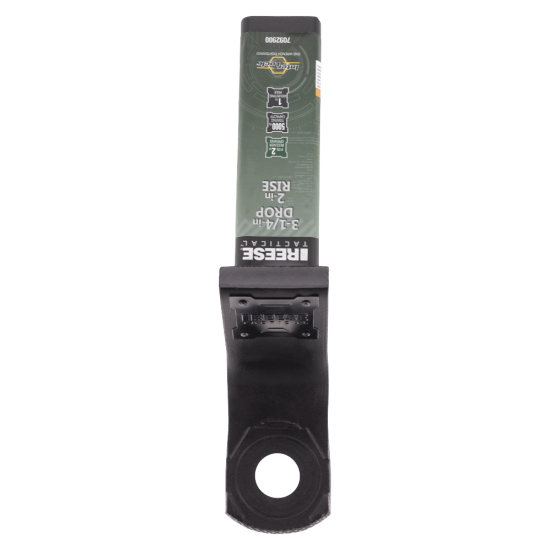 REESE Tactical InterLock 3-1/4 Inch Drop Ball Mount REESE Tactical InterLock 3-1/4 inch drop ball mount with matte coating