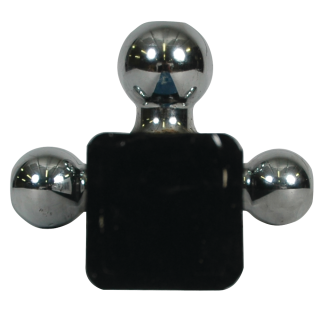 REESE specialty ball mount, black powder coat, fits 2-inch receiver, tri-ball, high-capacity towing