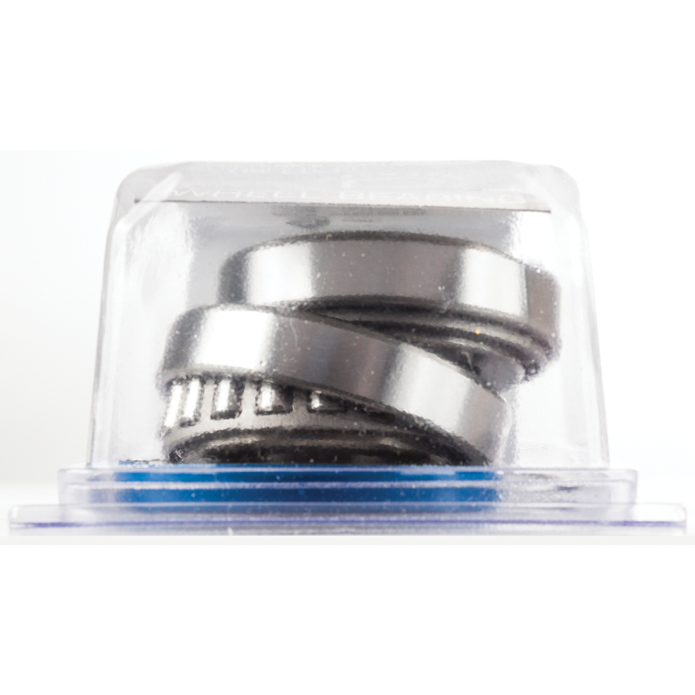 Bearing kit for 1 inch hubs including cups, cones, grease seal, and cotter pin
