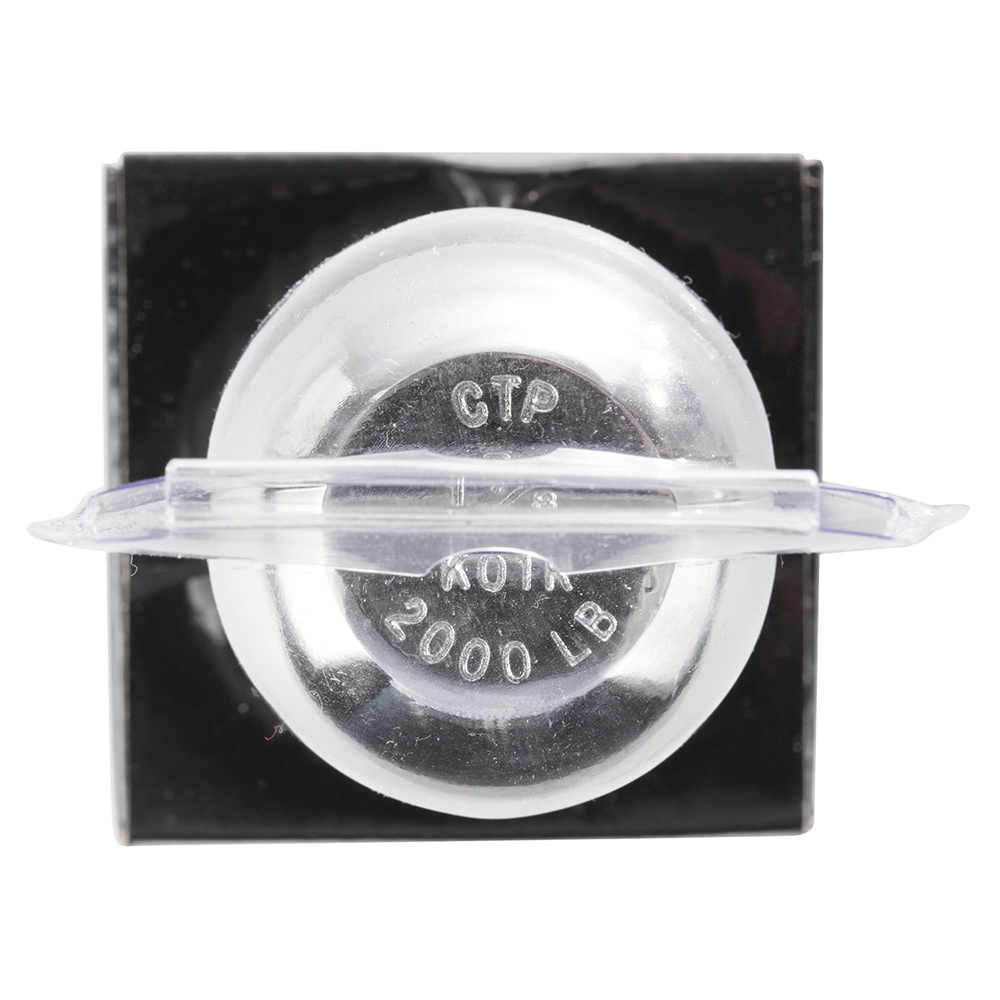 REESE Chrome 1-7/8 Inch Hitch Ball for Secure Towing REESE 1-7/8 inch chrome hitch ball with 2,000 lbs capacity for secure towing