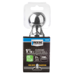 REESE Hitch Ball 1-7/8 Inch Diameter with Chrome Finish REESE hitch ball with 1-7/8 inch diameter and chrome finish for secure towing.