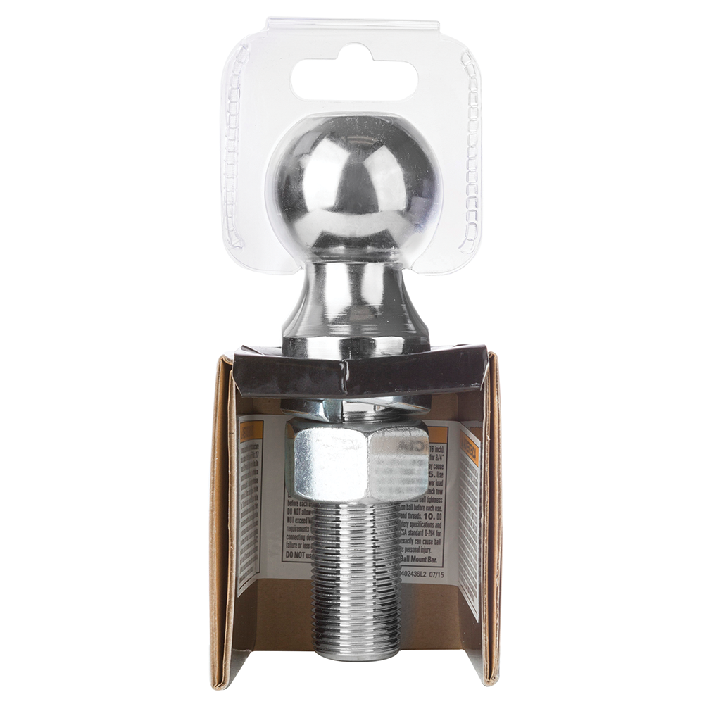 REESE Hitch Ball 1-7/8 Inch Diameter with Chrome Finish REESE hitch ball with 1-7/8 inch diameter and chrome finish for secure towing.
