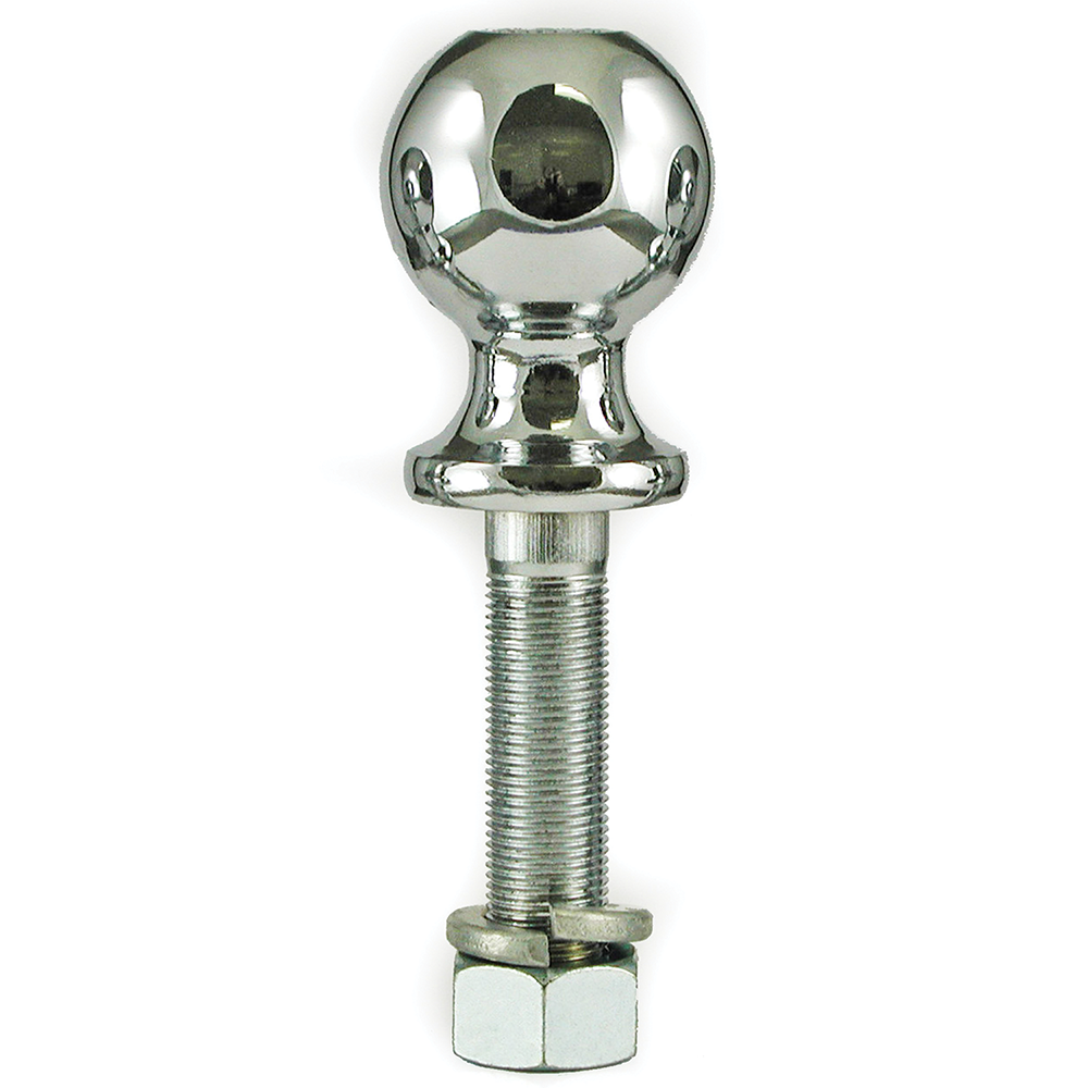 REESE Trailer Hitch Ball - 2 inch Diameter, Chrome Finish REESE hitch ball with 2 inch diameter, chrome finish and 3500 lbs capacity