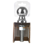 REESE Trailer Hitch Ball - 2 inch Diameter, Chrome Finish REESE hitch ball with 2 inch diameter, chrome finish and 3500 lbs capacity