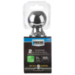 REESE 2 Inch Chrome Hitch Ball - 6000 lbs Capacity REESE chrome hitch ball with 2 inch diameter and 6000 lbs capacity