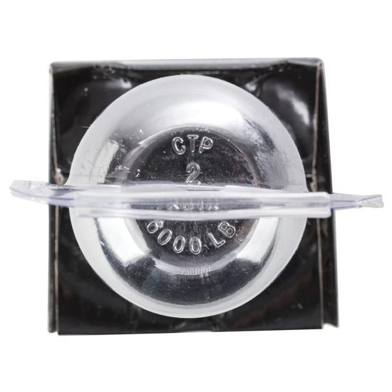 REESE 2 Inch Chrome Hitch Ball - 6000 lbs Capacity REESE chrome hitch ball with 2 inch diameter and 6000 lbs capacity