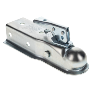 REESE Towpower Steel Trailer Coupler with Trigger Handle REESE Towpower steel coupler with trigger handle and adjustable lock nut