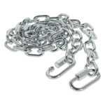 REESE safety chains with 72-inch length and 5000 lbs capacity in bright zinc finish