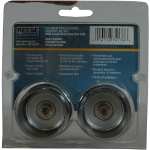 REESE Towpower wheel bearing protectors for 1.781 inch hub, chrome plated, sold in pairs