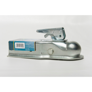 REESE Towpower Trailer Coupler with 2 Inch Ball and Trigger Latch REESE Towpower trailer coupler with zinc finish and 2 inch ball size