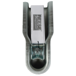 REESE Towpower trailer coupler with zinc finish and 2 inch ball size
