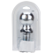 Secure REESE hitch ball with chrome finish, supports up to 12,000 lbs.