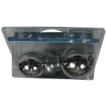 REESE chrome hitch ball system with three interchangeable sizes